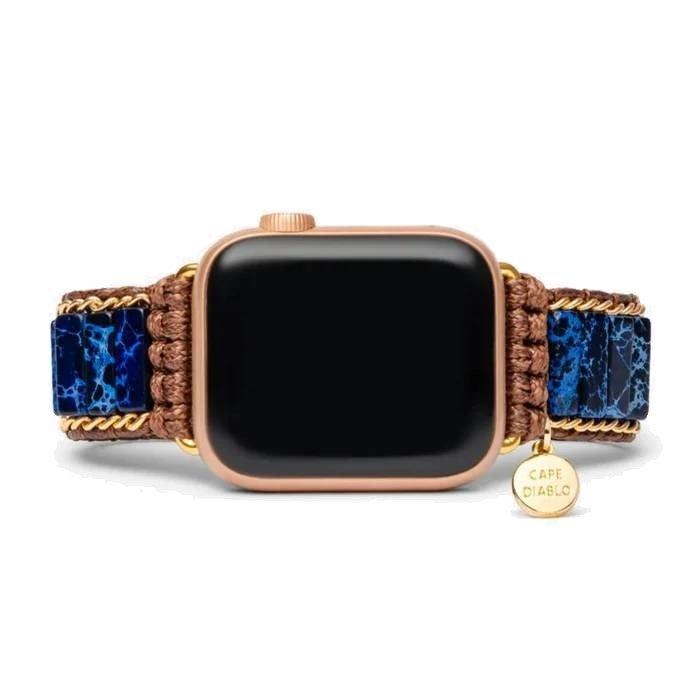 

Cape diablo azure lapis lazuli apple watch strap – 38,40,41,42,44,45mm