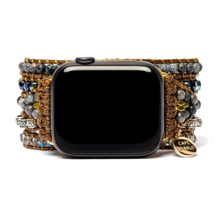 

Cape diablo onyx moonlight apple watch strap, 5. 5 - 7. 2 inch