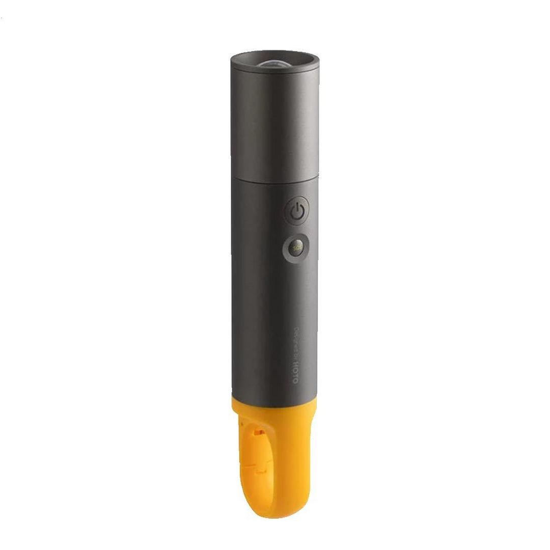 Hoto Lite Flashlight, 218 Yards, USB-C, QWSDT001 – Silver/Yellow