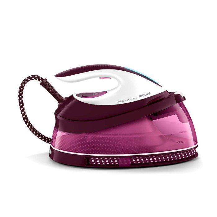 

Philips steam iron, 2400w, 1. 5l, gc7842/46 – burgundy