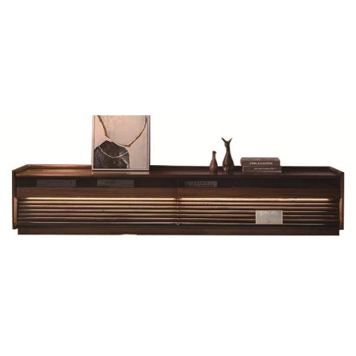 

Wansa tv stand, up to 75-inch, 75kg loading capacity, ks-led-0226 – walnut