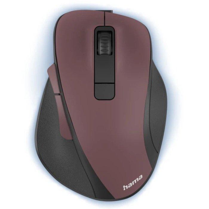 

Hama mw-500 recharge optical 6-button wireless mouse, 173033 – bordeaux red