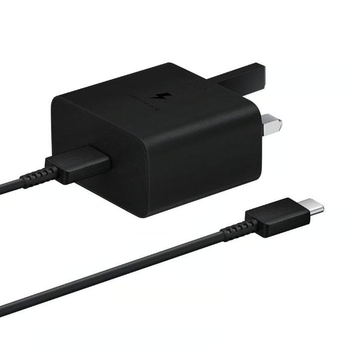

Samsung power adaptor with usb-c cable, 15w, ep-t1510xbegae - black