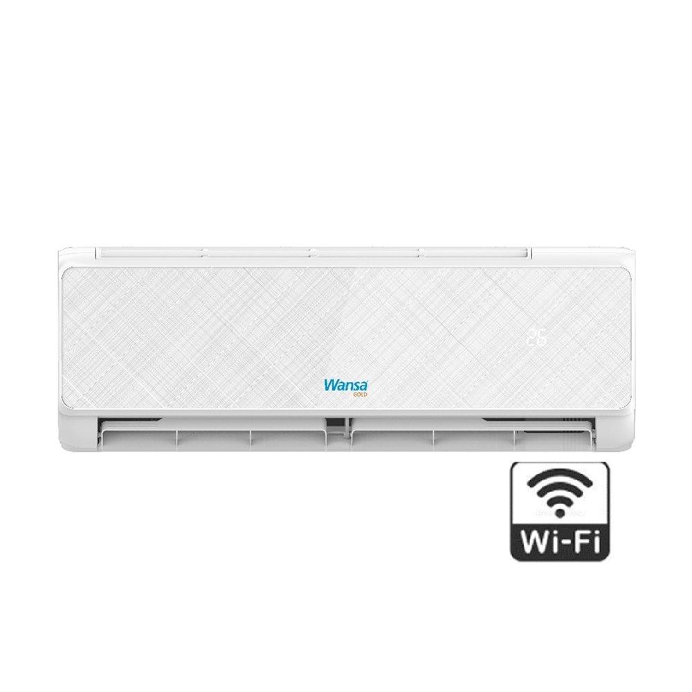 

Wansa gold split ac, 15355 btu, 1. 5 ton, wi-fi connection, wsuc15caxgs-24- white