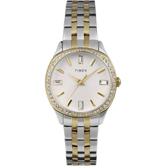 

Timex ariana women’s watch, 36mm, stainless steel strap, analog, tw2w17700 – silver/gold