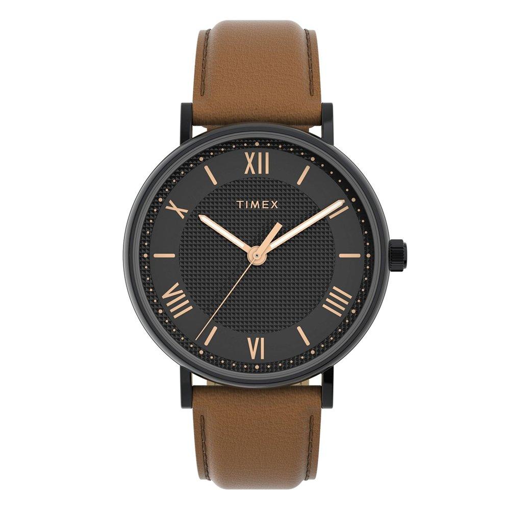 

Timex southview men’s watch, analogue, 41mm, leather strap, tw2v914006v – tan