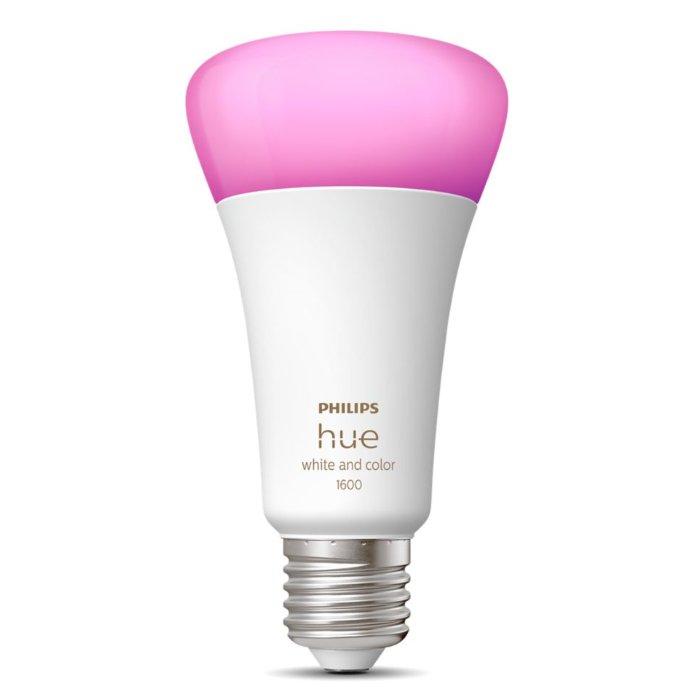 

Philips hue a67 – e27 smart bulb, 13. 5w, 929002471601 - white