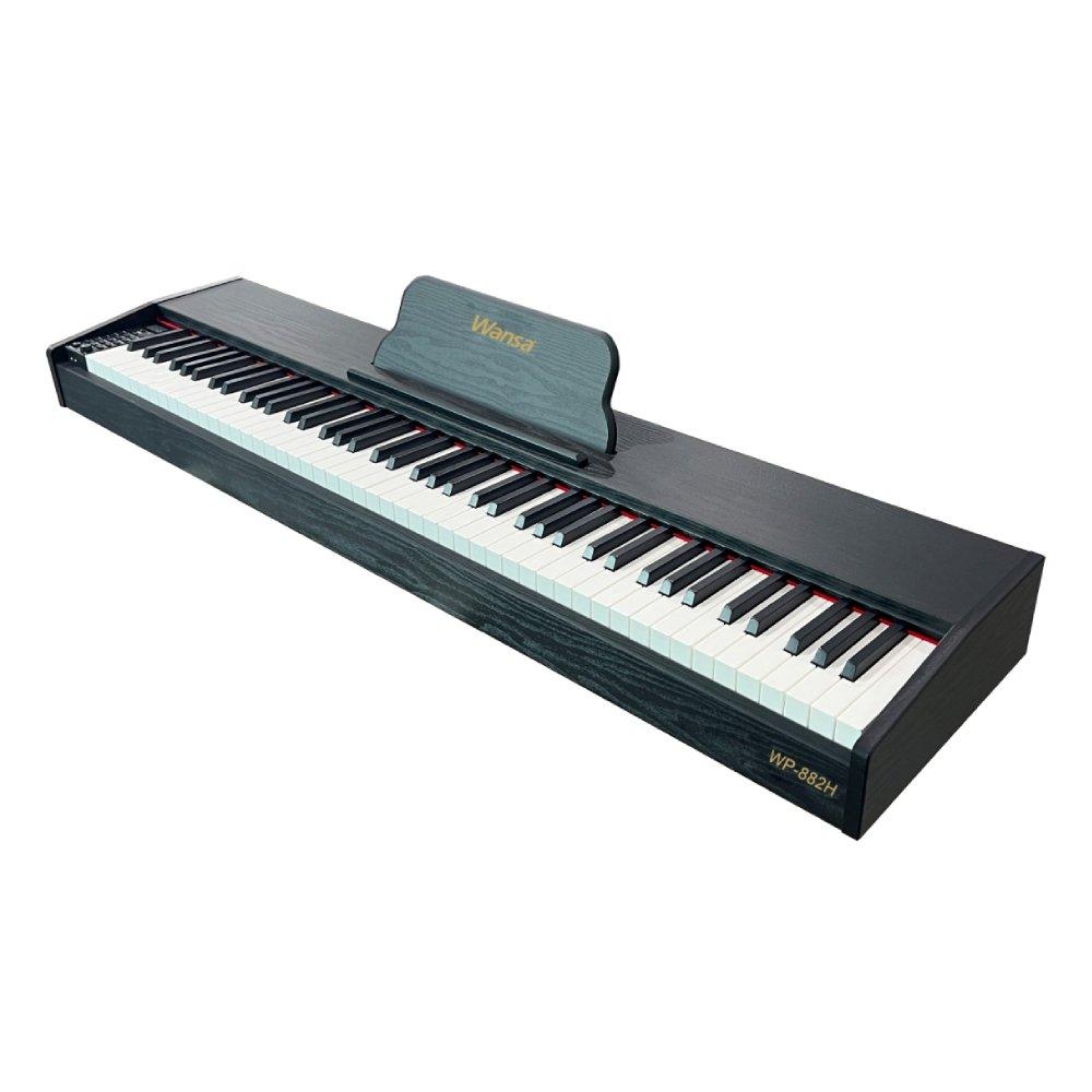 

Wansa digital piano 88 keys, 880 tones, wp-882h - black