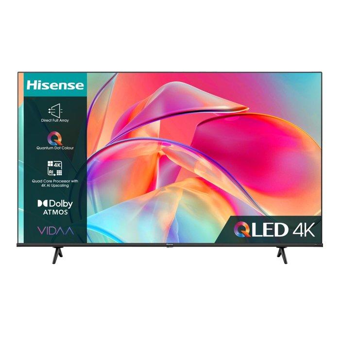 

Hisense 65” 4k uhd qled smart tv, 65e7k – black