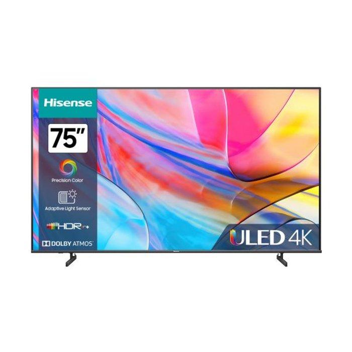 

Hisense 75-inches uhd 4k led smart tv, 75a7k – black