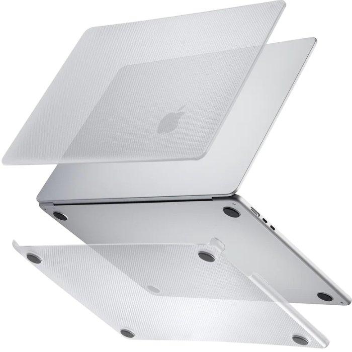 

Pipetto macbook m1 13-inch hardshell dots case, p070-125-ac - frosted clear