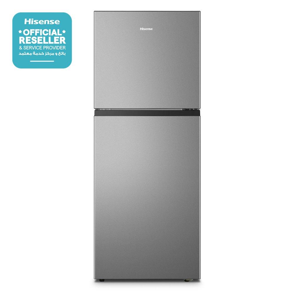 

Hisense top freezer refrigerator, 9. 3 cft, 264 liters, rt264n4dgn â€“ silver