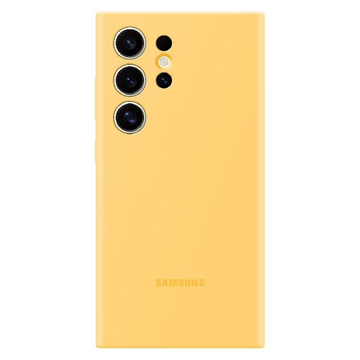 

Samsung galaxy s24 ultra silicone case, ef-ps928tyegww – yellow