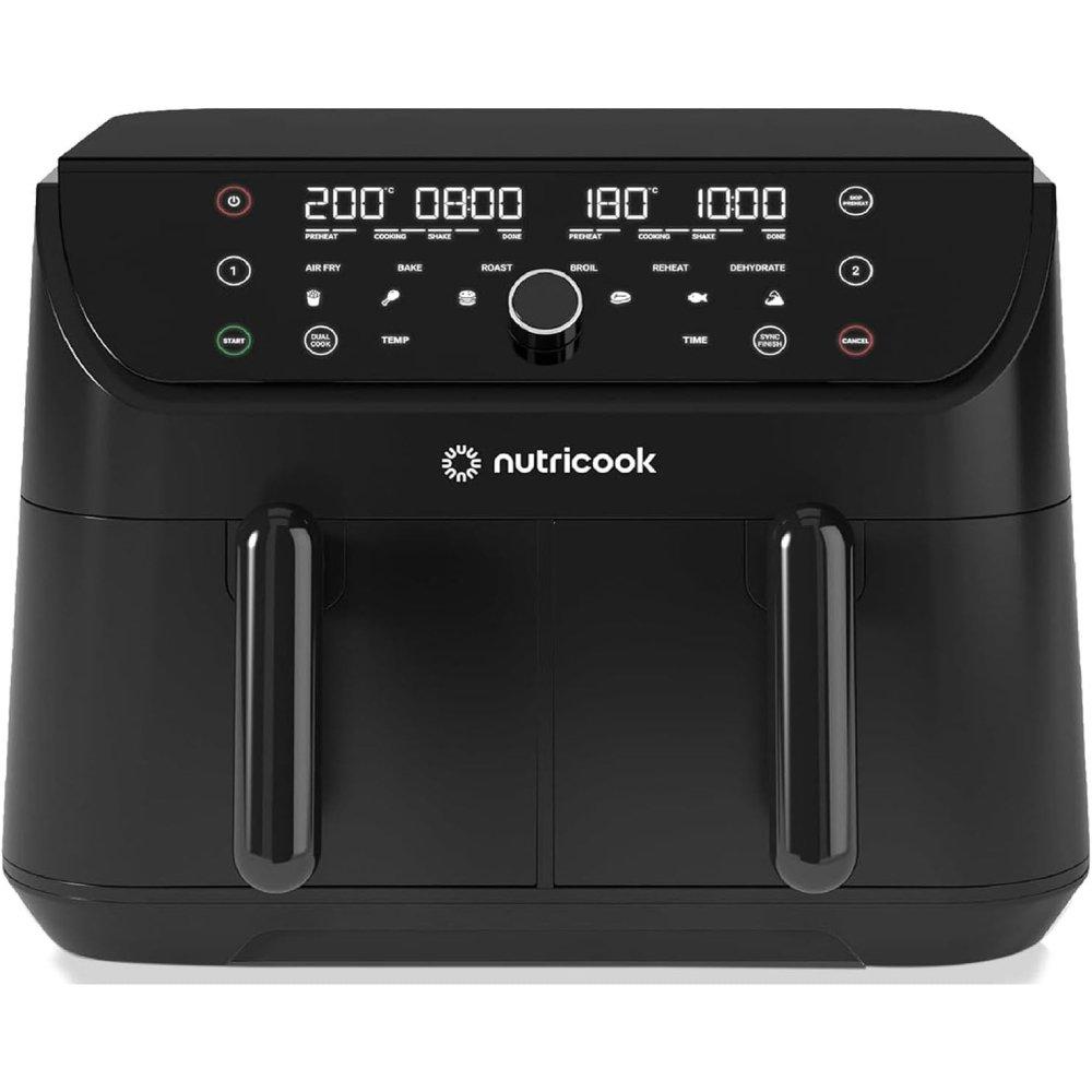 

Nutricook duo air fryer, 8. 5l, 2400w, nc-afd185 – black