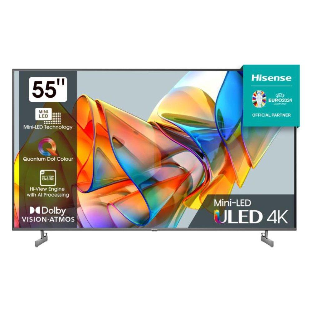 

Hisense 55-inches 4k uhd mini led smart tv, 55u6k – black