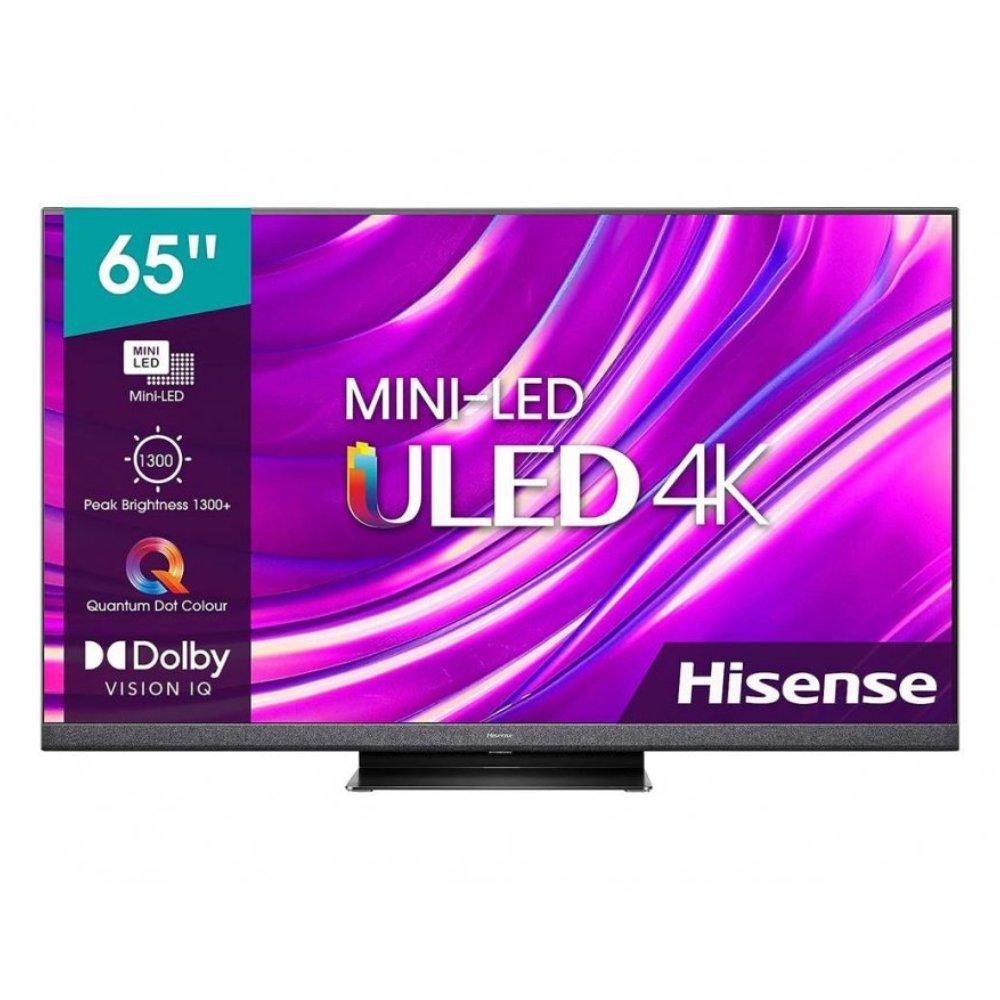 

Hisense 65-inches 4k uhd mini led smart tv, 65u8hq – black