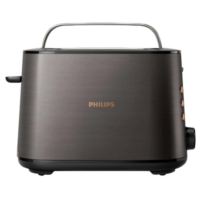 

Philips 5000 series 2-slice adjustable browning toaster, hd2650/31 - black and copper