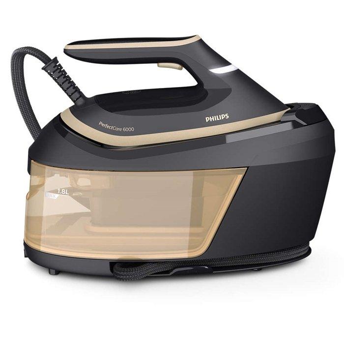 

Philips steam generator iron, 2400w, 1. 8l, psg6064/86 – black/gold