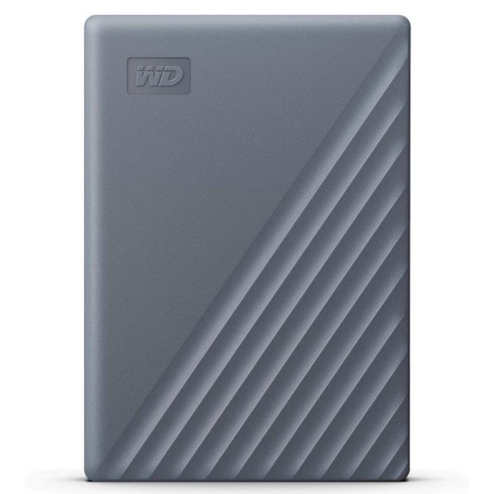 

Western digital my passport usb-c hard drive, 4tb, wdbrmd0040bgy-wesn - grey