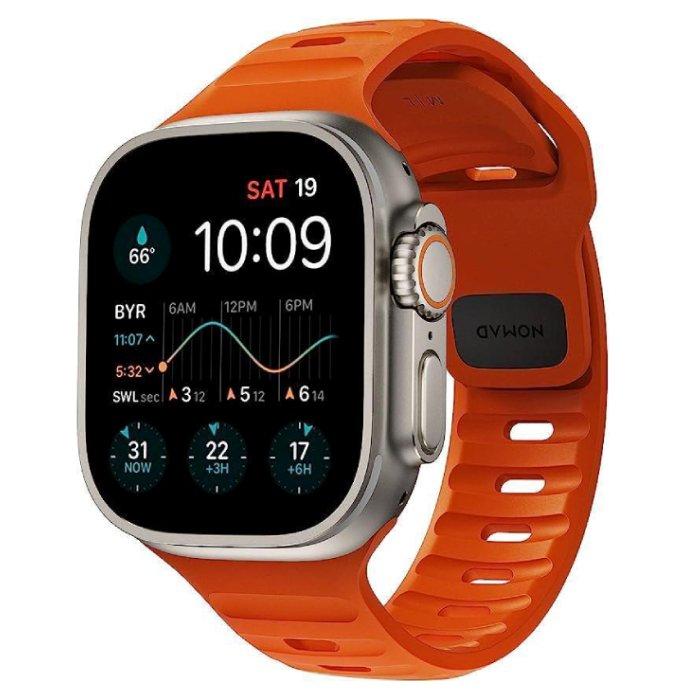 

Nomad sport band for apple watch, 42/44/45/49mm, nm00736685 - orange