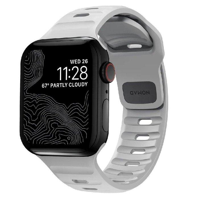 

Nomad sport band for apple watch, 38/40/41mm, nm01959885 - gray