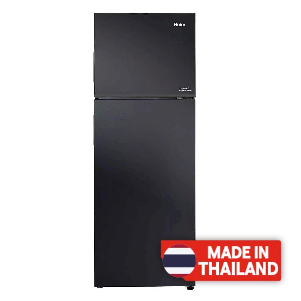 

Haier top mount refrigerator, 12. 6cft, 357-liters, hrf-468bs - black