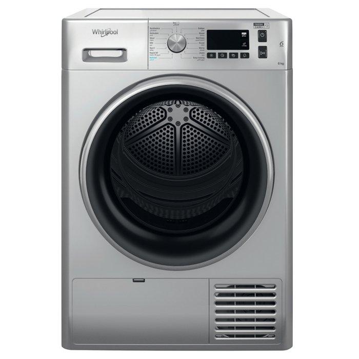

Whirlpool condenser dryer heat pump 8kg, fft m11 8x1sbs gcc - silver