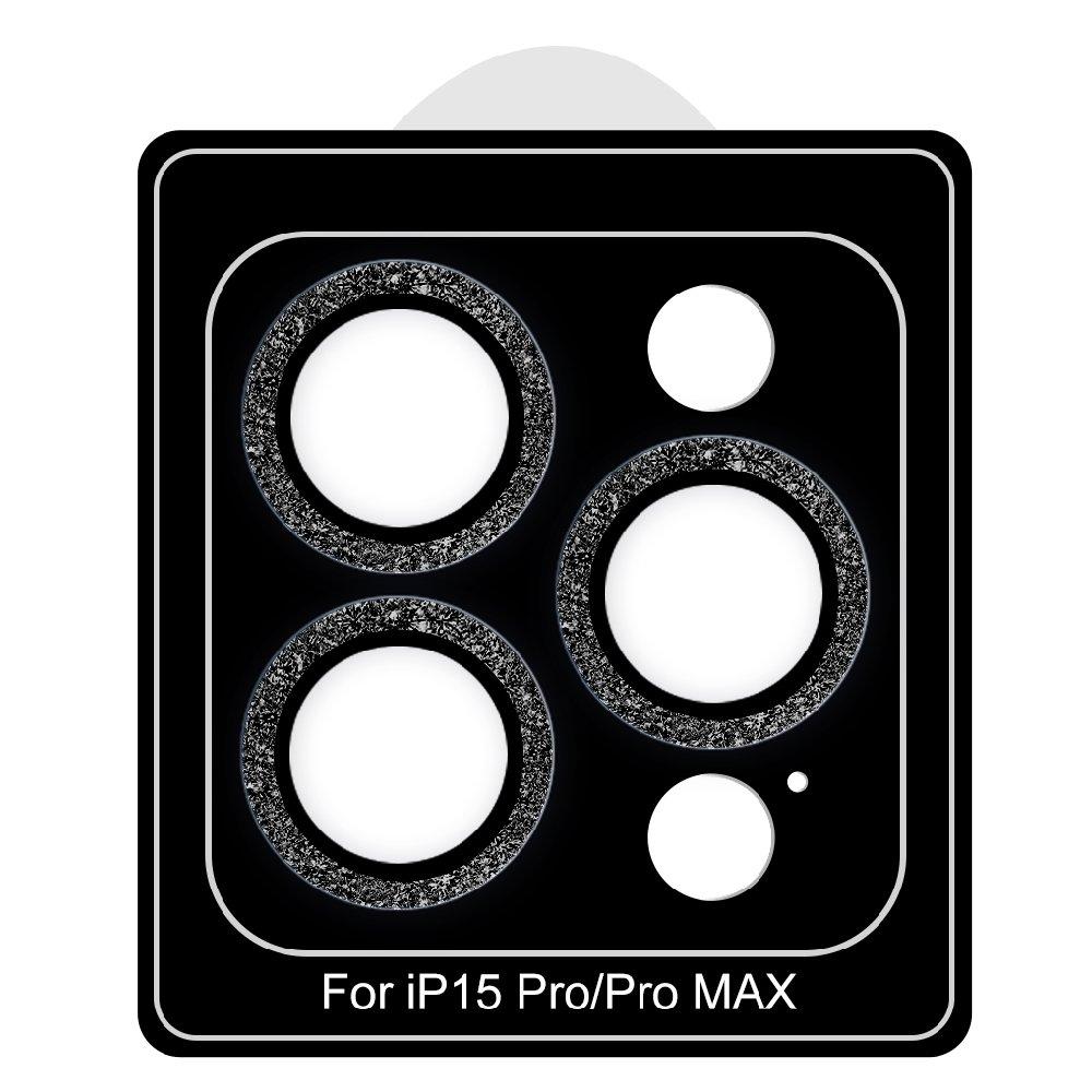 

Eq flash diamond camera lens protector 3 pieces for iphone 15 pro & pro max, eq-iph...