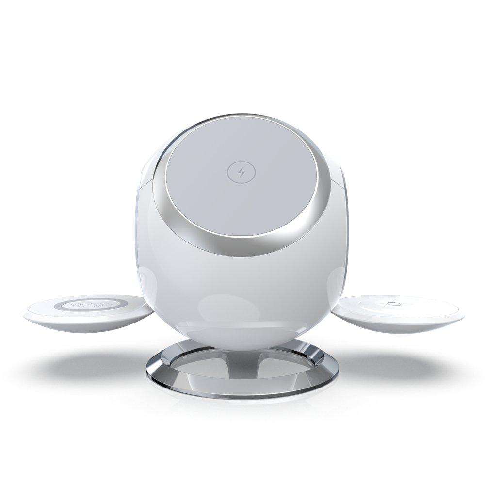

Eq 3 in 1 magnetic wireless robot charging dock, eq-w368 – white