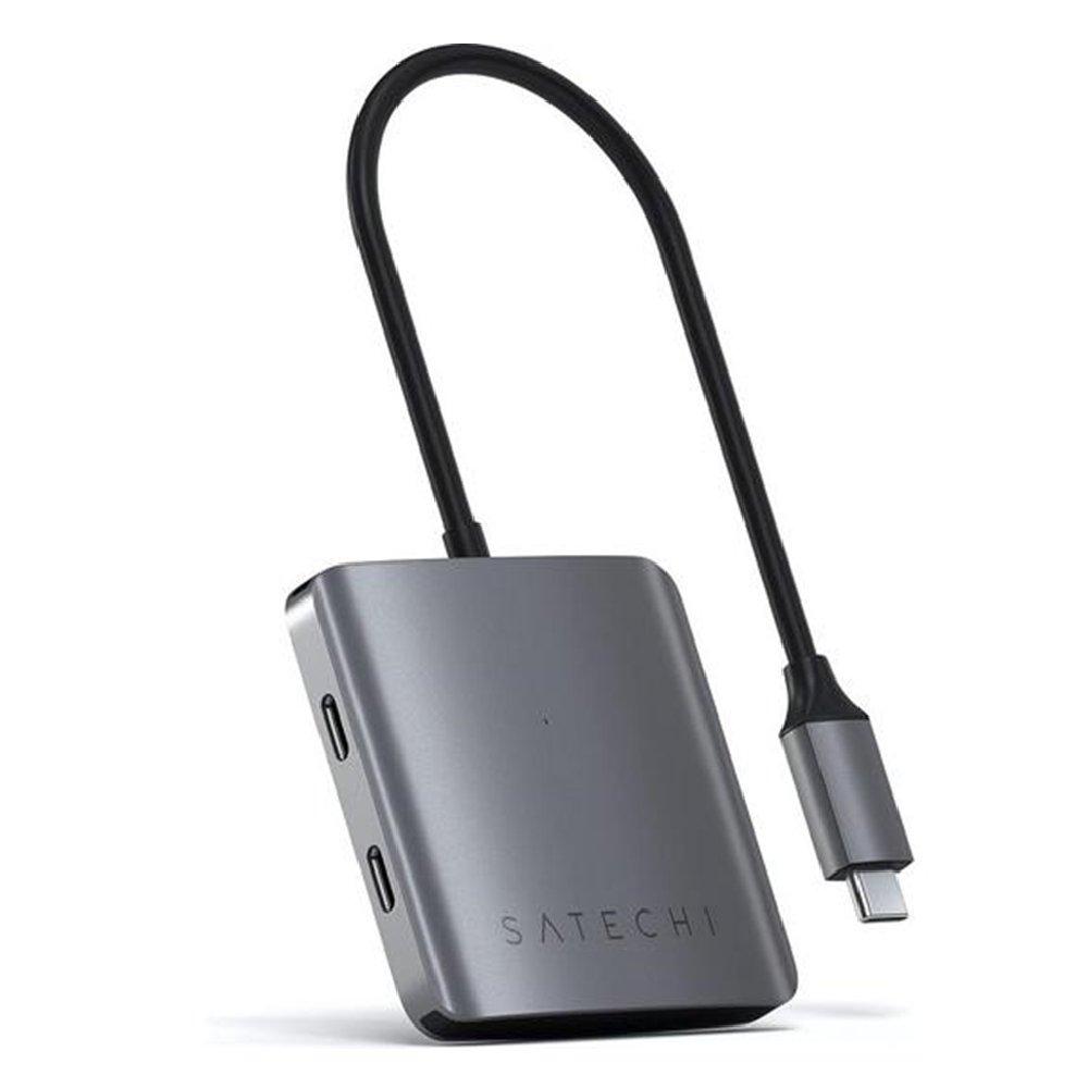 

Satechi aluminium 4-port hub usb type-c ,st-uc4phm - gray