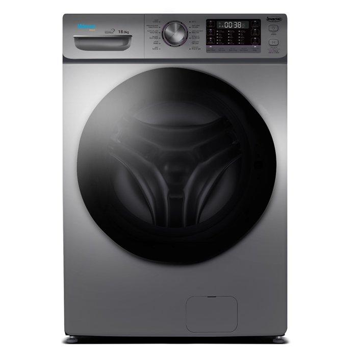 

Wansa gold front load washer 18kg, wgfl180107slv-c10 - silver