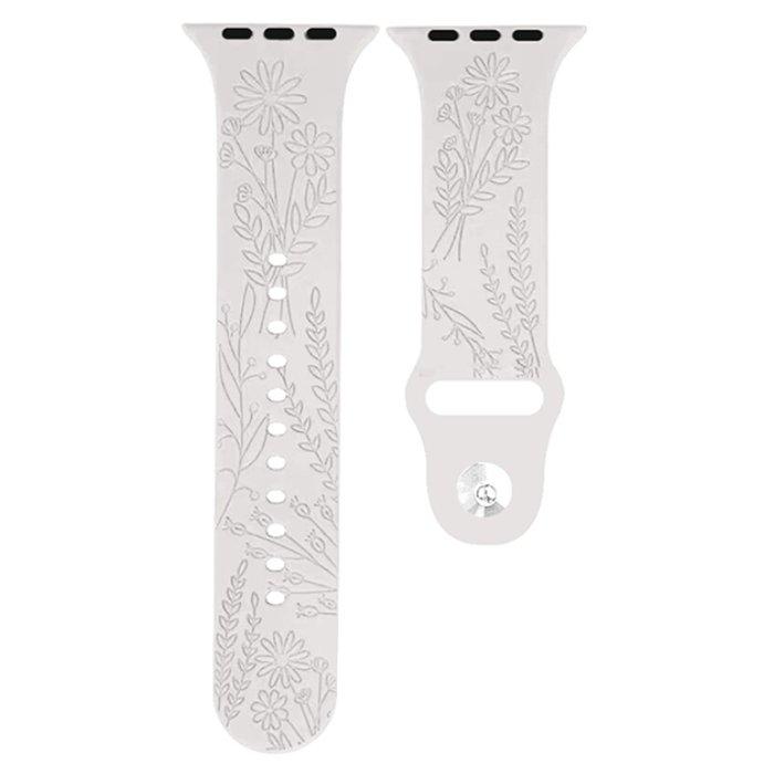 

Eq silicone band for apple watch 42/44/45/49 mm – cream