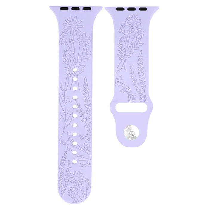 

Eq silicone band for apple watch 42/44/45/49 mm – purple