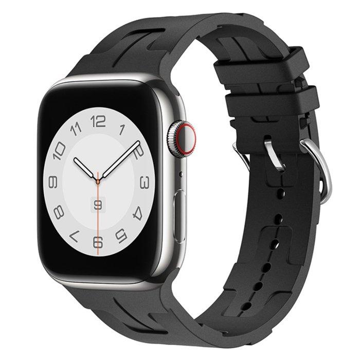 

Eq silicone band for apple watch 42/44/45/49 mm – black