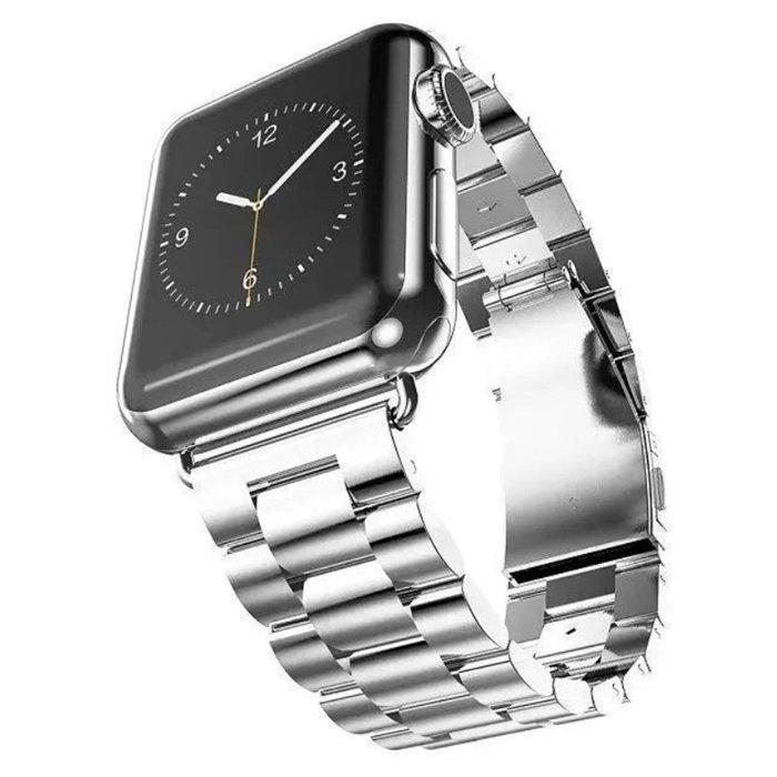 

Eq stainless steel band for apple watch 42/44/45/49 mm – silver