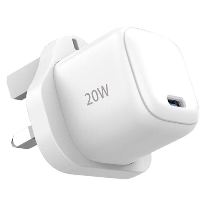 

Skech power usb-c charger with usb-c cable, 20w, skel-pd20uk-wc-wte – white