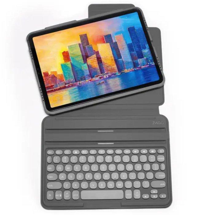 

Zagg pro keys keyboard for apple ipad pro 12. 9" (5/4/3 gen) - black /grey