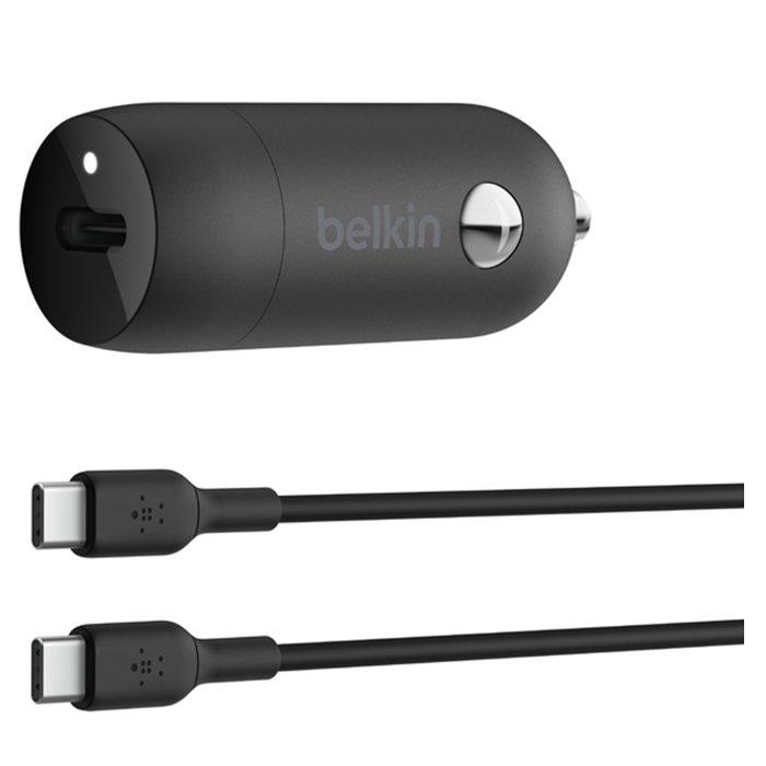 

Belkin boostcharge 30w usb-c car charger, cca004bt1mbk-b6 – black