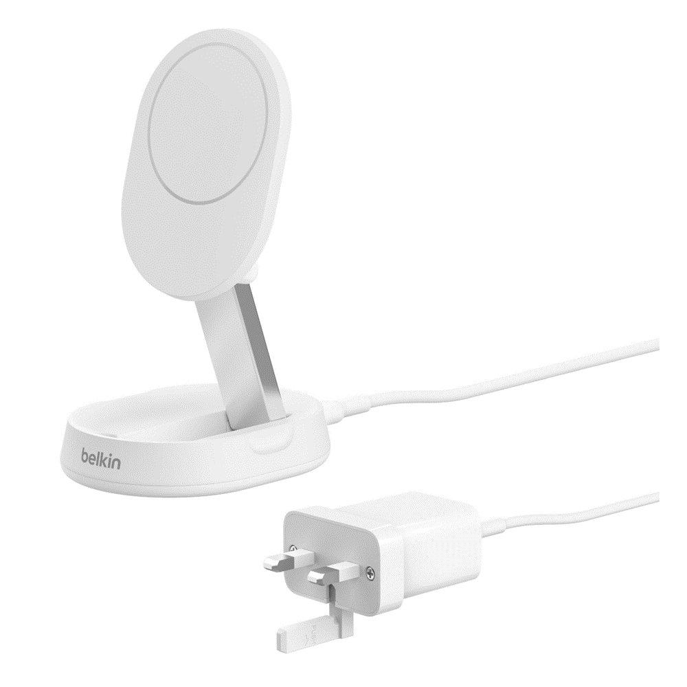 

Belkin 15w convertible magnetic wireless charging stand, wia008mywh – white