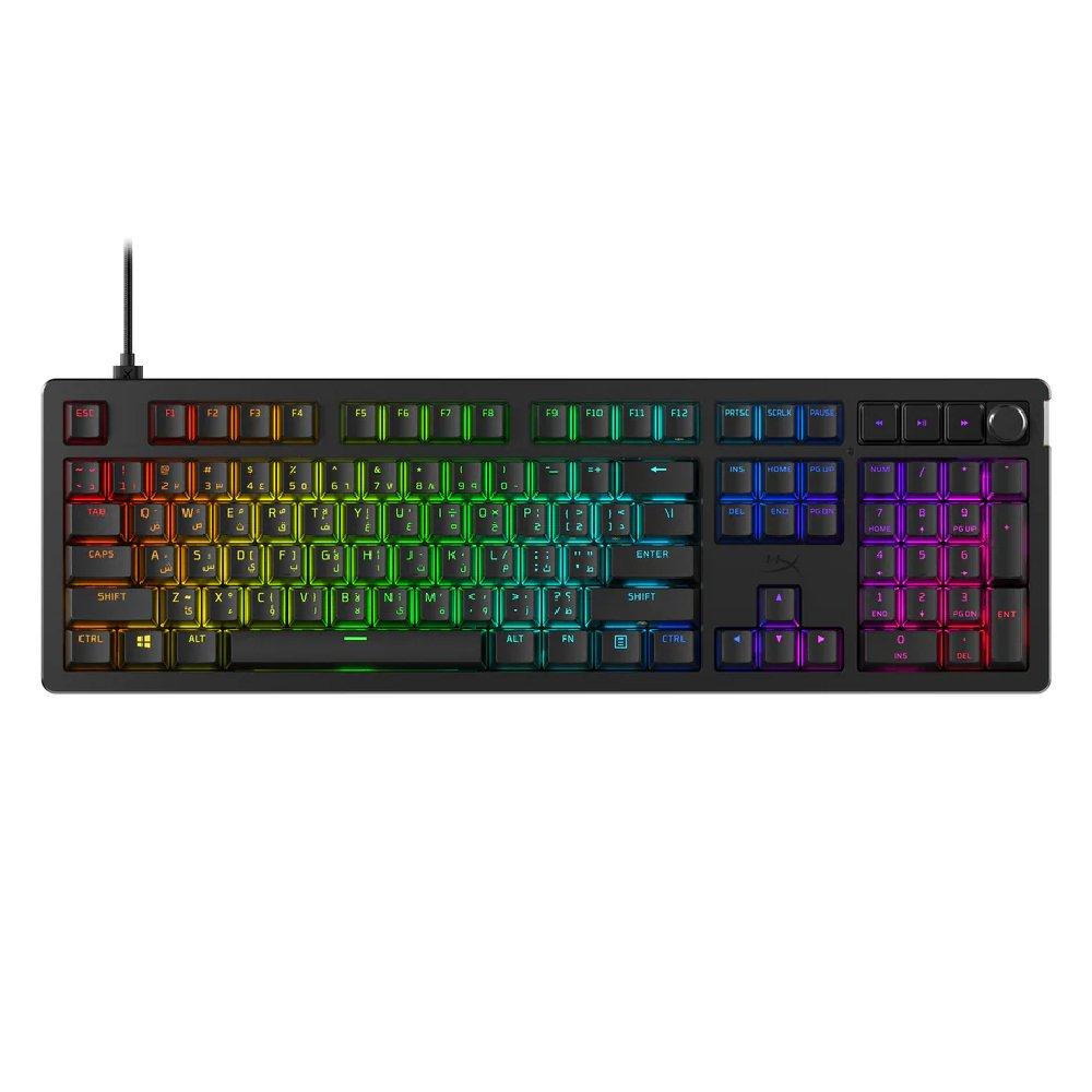 

Hyperx alloy rise gaming keyboard, rgb, 7g7a3aa#a2n – black