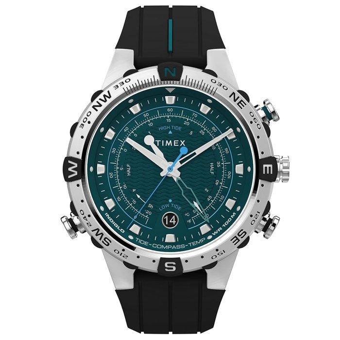 

Timex expedition men's watch, 45mm, silicone band, tw2w24200uy - black
