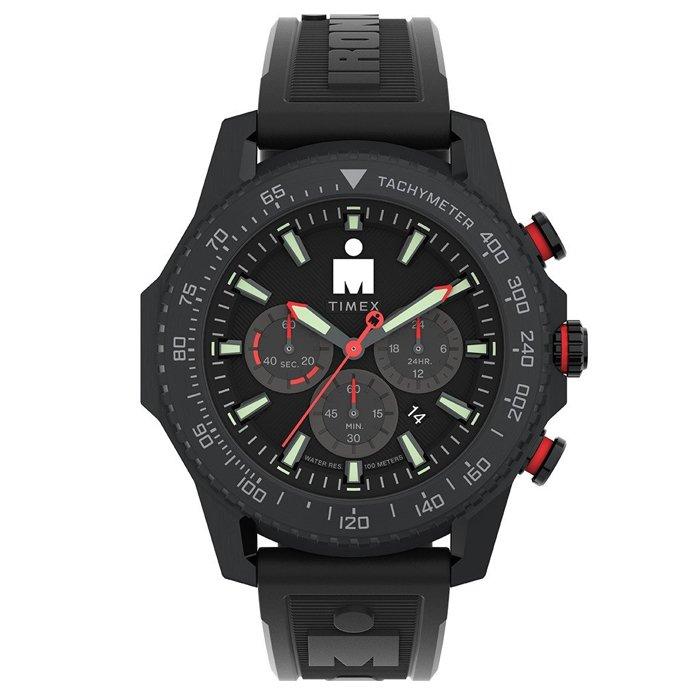 

Timex ironman men's watch, 48mm, stainless steel band, tw2w55400vm - black