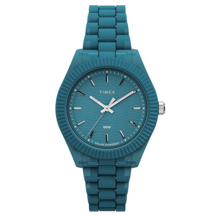 

Timex trend women's watch, 42mm, stainless steel band, tw2w56400uy - blue