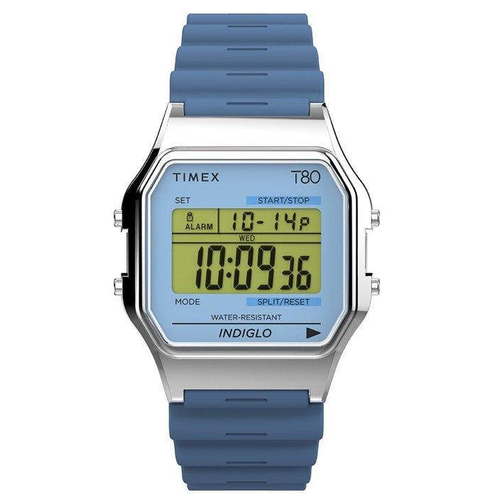 

Timex casual unisex watch, 36mm, stainless steel band, tw2w43900vf - blue