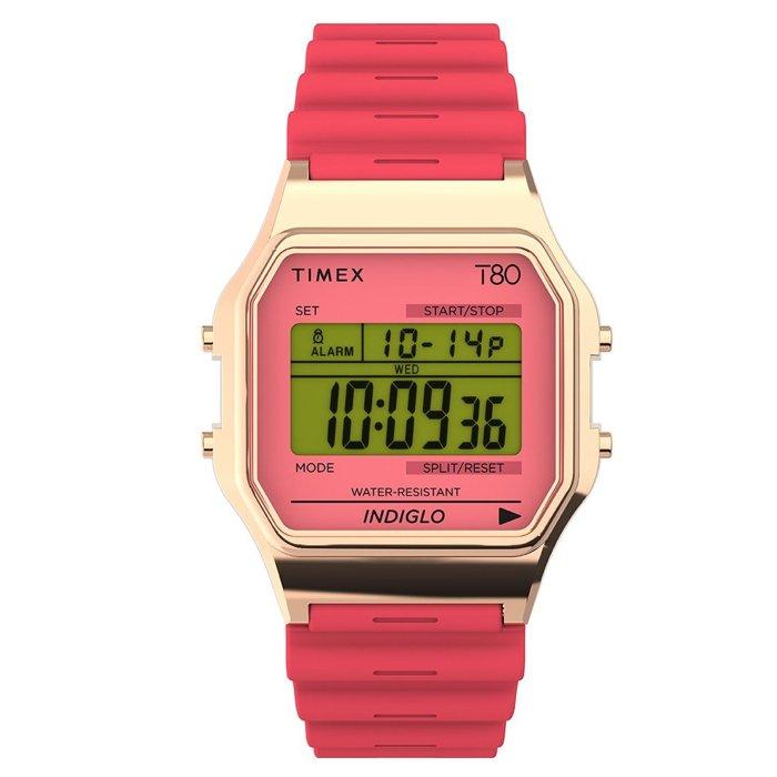 

Timex casual unisex watch, 36mm, stainless steel band, tw2w44000vf - pink