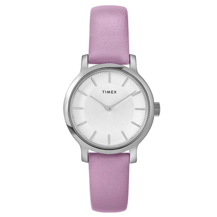 

Timex trend women's watch, 31mm, leather band, tw2w54800vm - purple