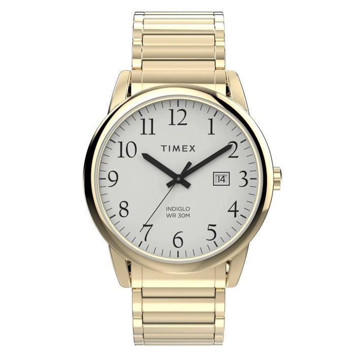 

Timex easy reader men's watch, 40mm, stainless steel band, tw2w520006v - goldtone