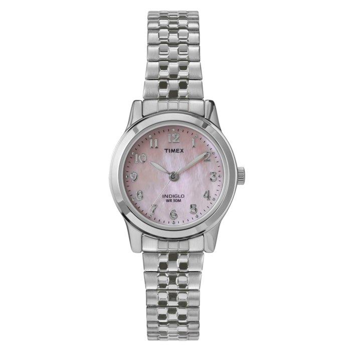 

Timex main street women's watch, 25mm, stainless steel band, tw2w352006v - silvertone