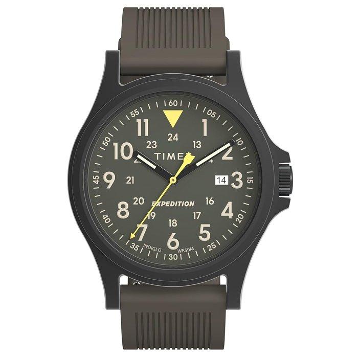 

Timex expedition men's watch, 40mm, silicone band, tw4b300006v - grey