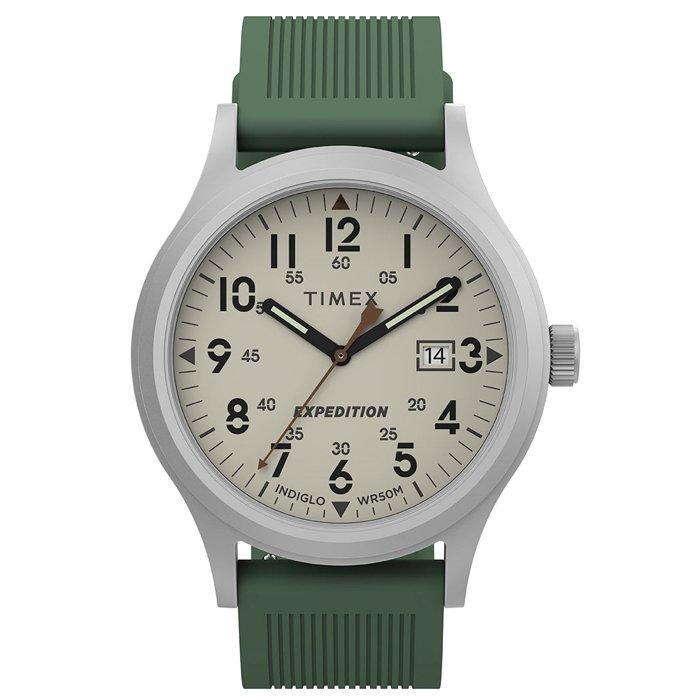 

Timex expedition men's watch, 40mm, silicone band, tw4b301006v - green